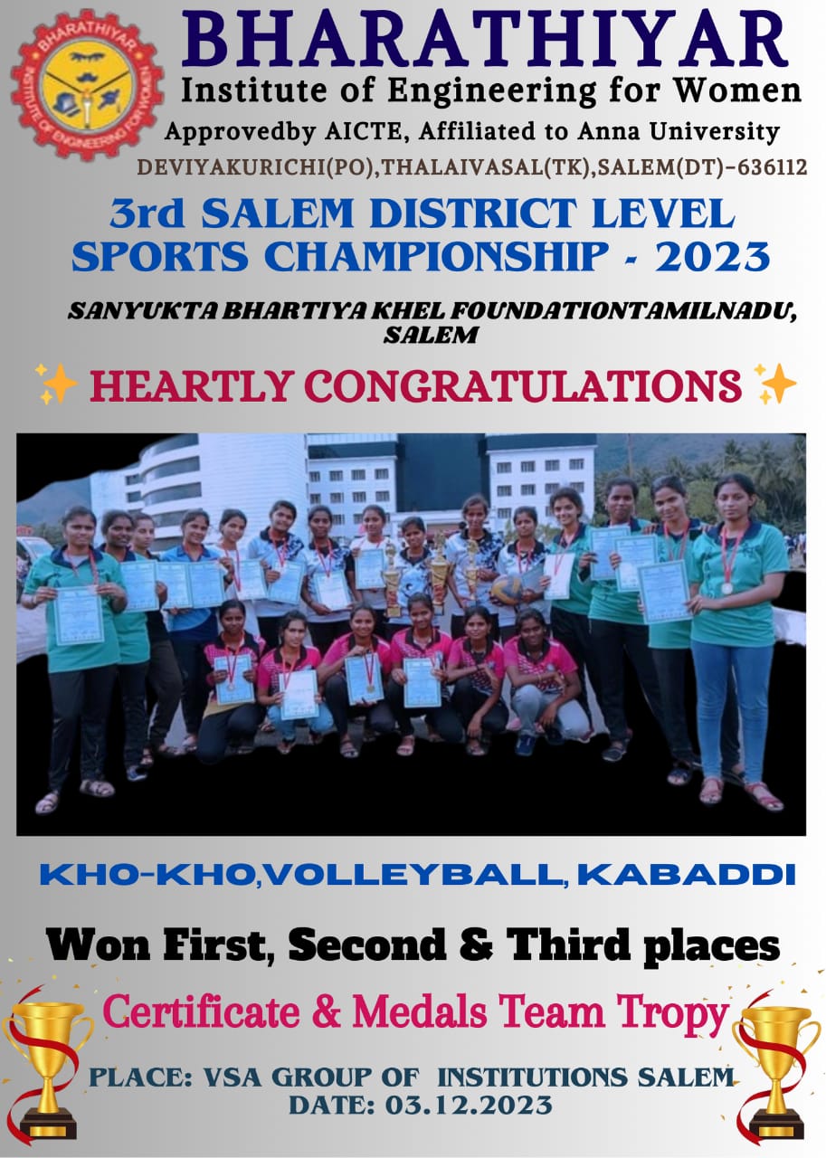 Read more about the article 3rd in Salem District Level-Sports Championship 2023