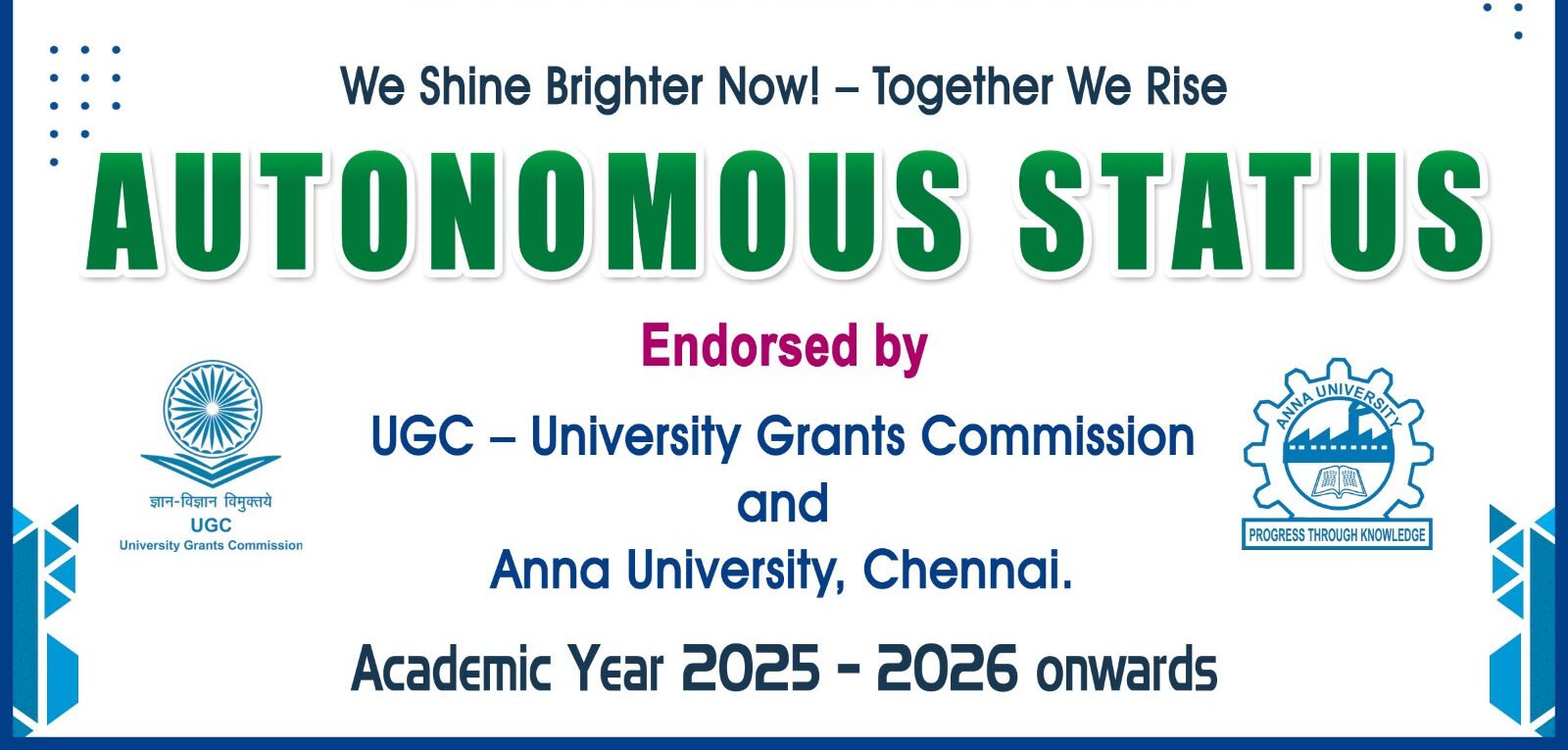 Read more about the article AUTONOMOUS STATUS