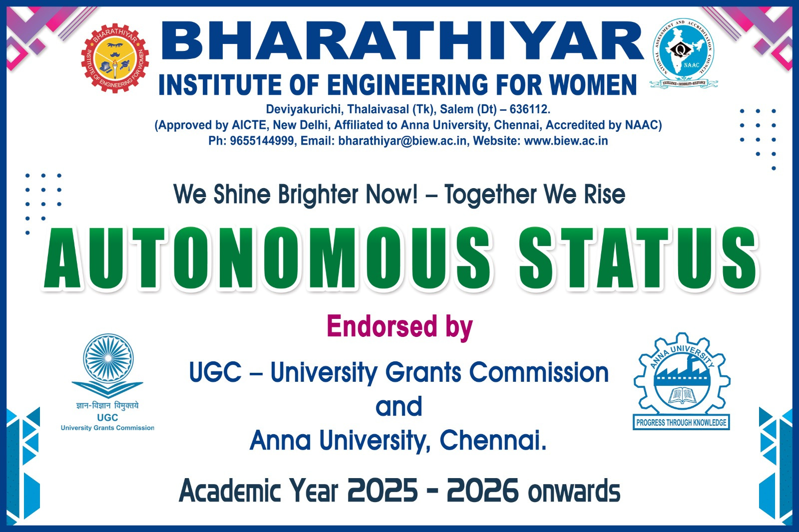 You are currently viewing AUTONOMOUS STATUS